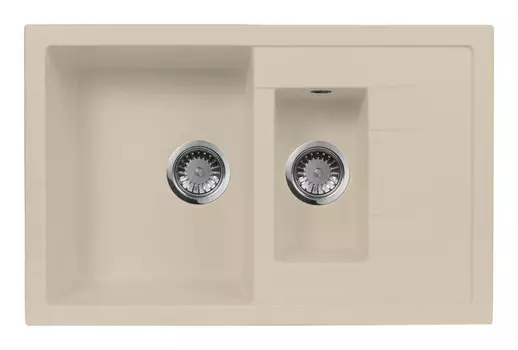 Кухонная мойка AquaGranitEx бежевый M-21K(328)