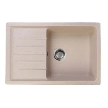 Кухонная мойка AquaGranitEx бежевый M-27(328)