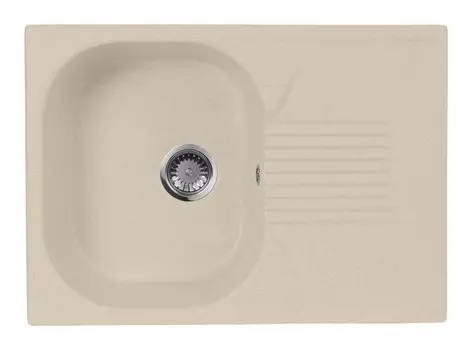 Кухонная мойка AquaGranitEx бежевый M-70(328)