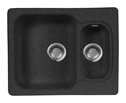 Кухонная мойка AquaGranitEx черный M-09(308)