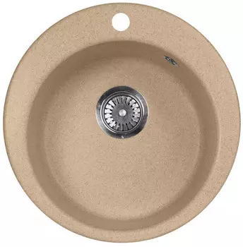 Кухонная мойка AquaGranitEx песочный M-05(302)