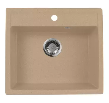 Кухонная мойка AquaGranitEx песочный M-56(302)