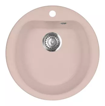 Кухонная мойка AquaGranitEx розовый M-07(315)