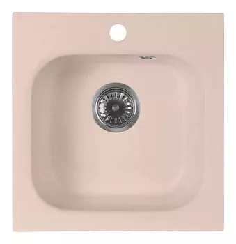 Кухонная мойка AquaGranitEx розовый M-43(315)