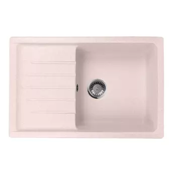 Кухонная мойка AquaGranitEx светло-розовый M-27(311)