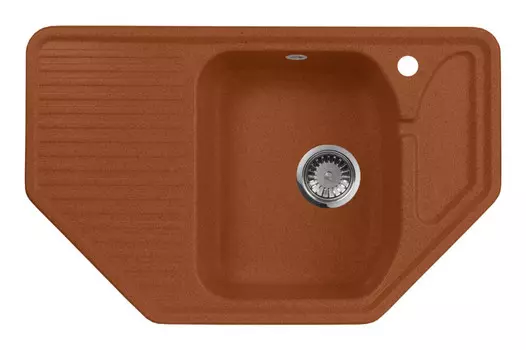 Кухонная мойка AquaGranitEx терракот M-10(307)