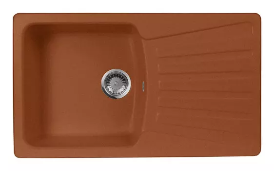 Кухонная мойка AquaGranitEx терракот M-12(307)