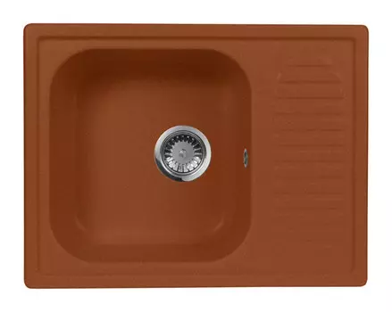 Кухонная мойка AquaGranitEx терракот M-13(307)