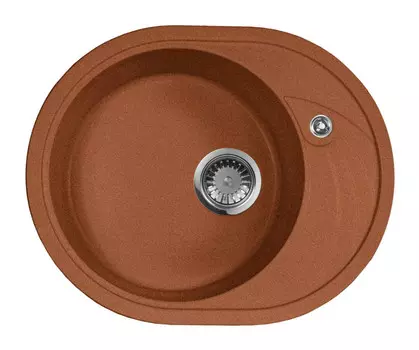 Кухонная мойка AquaGranitEx терракот M-18L(307)