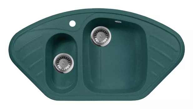 Кухонная мойка AquaGranitEx зеленый M-14(305)
