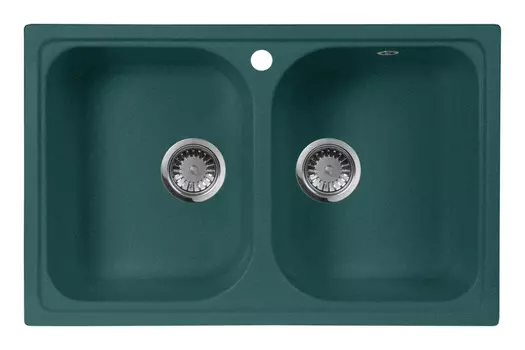 Кухонная мойка AquaGranitEx зеленый M-15(305)