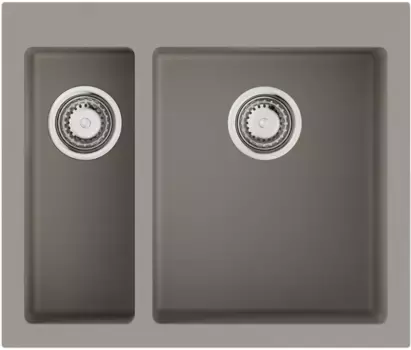 Кухонная мойка Artceramic Omoikiri Bosen 59-2A-GR ленинградский серый 4993822