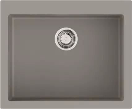 Кухонная мойка Artceramic Omoikiri Bosen 61A-GR ленинградский серый 4993825