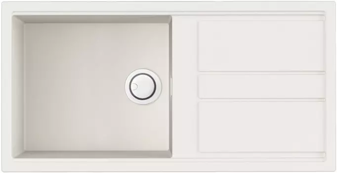 Кухонная мойка Artceramic Omoikiri Kitagawa 100-WH белый 4993787