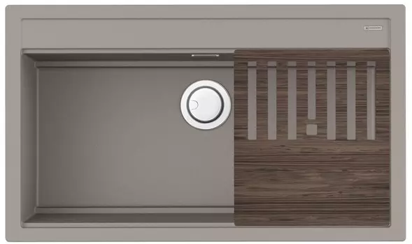 Кухонная мойка Artceramic Omoikiri Kitagawa 86-LB-GR leningrad grey 4993796