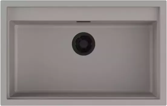 Кухонная мойка Artceramic Omoikiri Sintesi 79-GR ленинградский серый 4997139