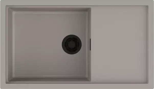 Кухонная мойка Artceramic Omoikiri Sintesi 86-GR ленинградский серый 4997134