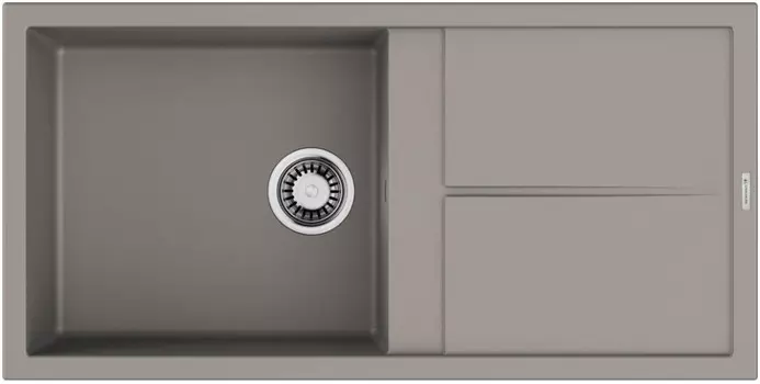 Кухонная мойка Artceramic Omoikiri Sumi 100A-GR ленинградский серый 4997110