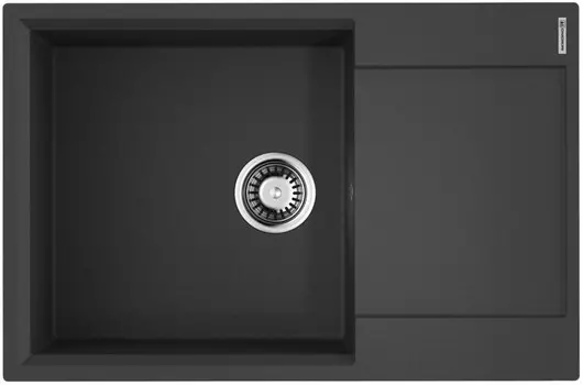 Кухонная мойка Artgranit Omoikiri Daisen 78-LB-BL черный 4993692
