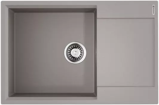 Кухонная мойка Artgranit Omoikiri Daisen 78-LB-GR ленинградский серый 4993690