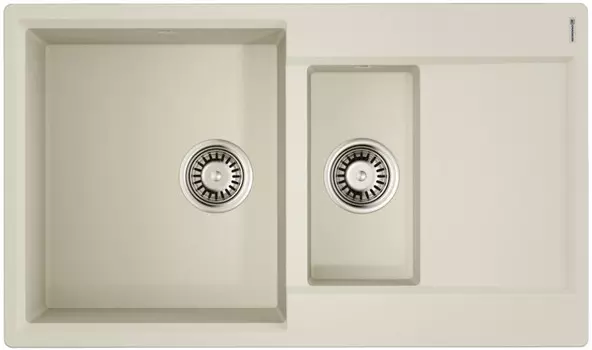 Кухонная мойка Artgranit Omoikiri Daisen 86-2-PA пастила 4993473