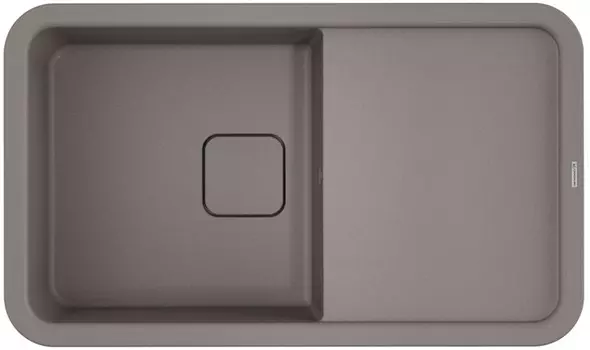 Кухонная мойка Artgranit Omoikiri Tasogare 86-GR ленинградский серый 4993459