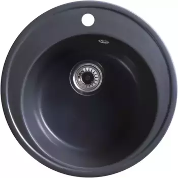 Кухонная мойка Belux BRG 51-01 черный обсидиан 4810924266088