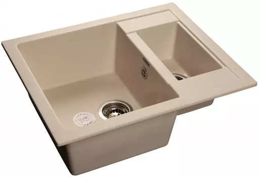 Кухонная мойка белый GranFest Quadro GF-Q610K