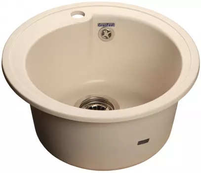 Кухонная мойка белый GranFest Rondo GF-R450