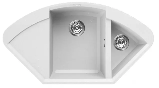 Кухонная мойка белый Tetogranit Omoikiri Sakaime 105C-WH 4993137