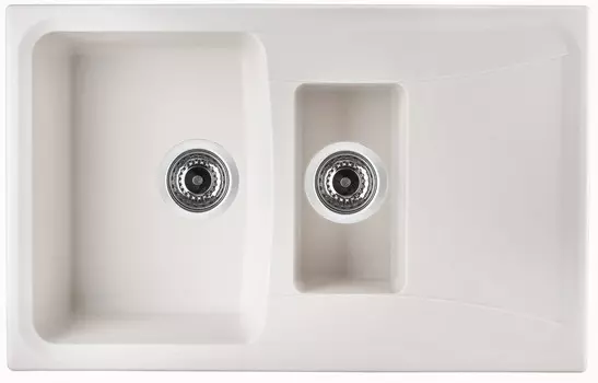 Кухонная мойка белый Ukinox Вятка Vyatka - 07