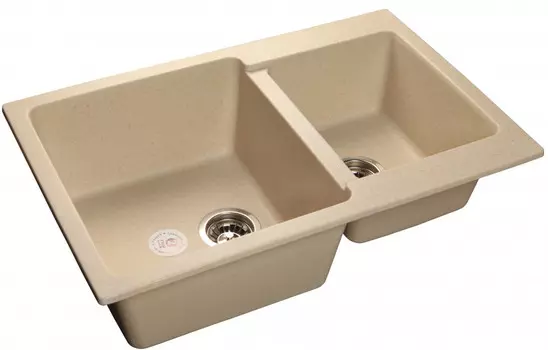 Кухонная мойка бежевый GranFest Practic GF-P780K