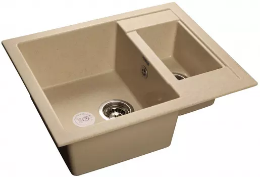 Кухонная мойка бежевый GranFest Quadro GF-Q610K