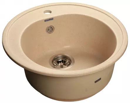 Кухонная мойка бежевый GranFest Rondo GF-R510