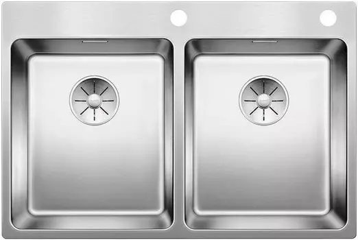 Кухонная мойка Blanco Andano 340/340-IF/A InFino зеркальная полированная сталь 522997