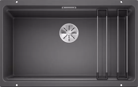Кухонная мойка Blanco Etagon 700-U InFino темная скала 525168
