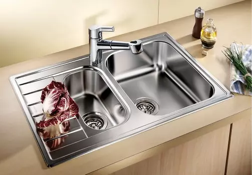 Кухонная мойка Blanco Livit 6S Compact Полированная сталь 515117