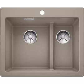 Кухонная мойка Blanco Pleon 6 Split InFino серый беж 521696
