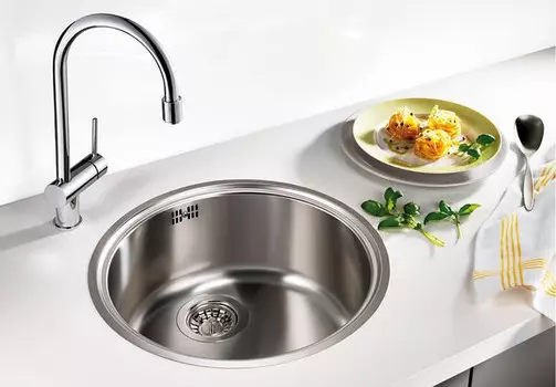 Кухонная мойка Blanco Rondosol-IF Полированная сталь 514647