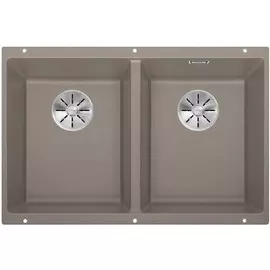 Кухонная мойка Blanco Subline 350/350-U InFino серый беж 523581