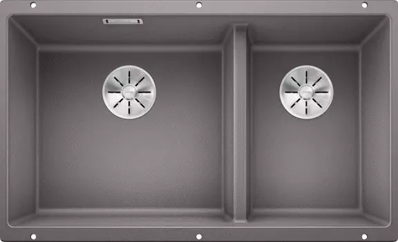Кухонная мойка Blanco Subline 430/270-U InFino алюметаллик 523153