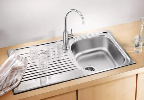 Кухонная мойка Blanco Tipo 45S Compat Полированная сталь 513442