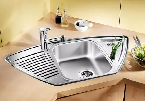 Кухонная мойка Blanco Tipo 9E Матовая сталь 511582