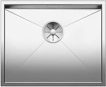 Кухонная мойка Blanco Zerox 500-U InFino зеркальная полированная сталь 521589