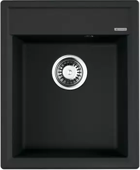 Кухонная мойка черный Artgranit Omoikiri Daisen 42-BL