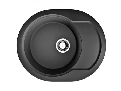 Кухонная мойка черный Artgranit Omoikiri Manmaru 62-BL