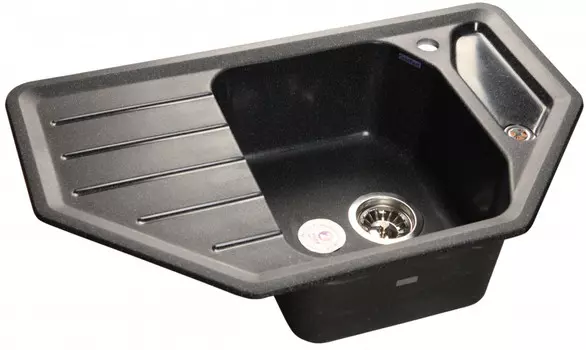 Кухонная мойка черный GranFest Corner GF-C800E
