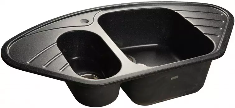 Кухонная мойка черный GranFest Corner GF-C960E