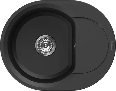 Кухонная мойка черный Tetogranit Omoikiri Sakaime 60E-BL
