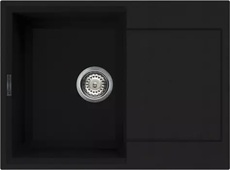Кухонная мойка черный Tetogranit Omoikiri Sakaime 68-BL
